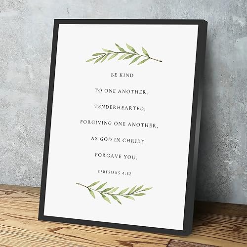 Miniatura 8 de Decoración de pared para dormitorio, impresión artística de versículo bíblico de Colosenses 32, pon tus mentes en las cosas arriba, impresión de