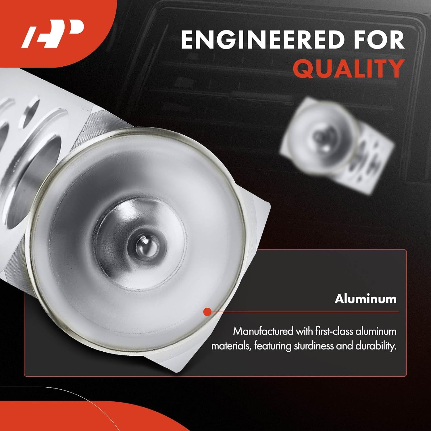 A-Premium Rear AC Expansion Valve Compatible with Chevrolet Traverse & GMC Acadia & Buick Enclave & International HV507/HV513/HV607/HV613/HX520/HX620/LT625/LoneStar & Peterbilt 567/579