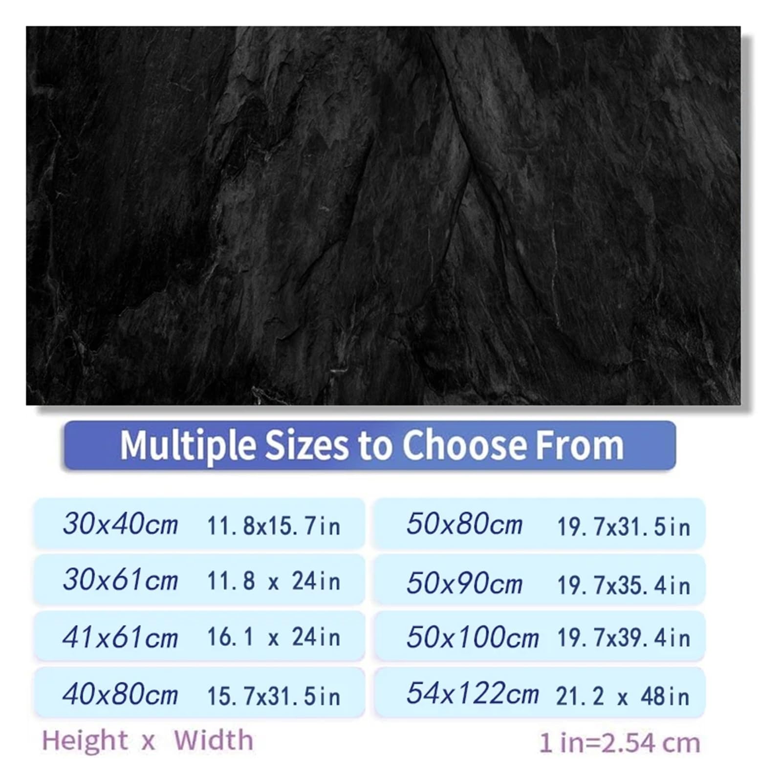 Aquarium RüCkwand Aquarium Hintergrund Poster Rock Stone Selbstklebende Fisch Tank Tapete Hintergrund(54x122cm)