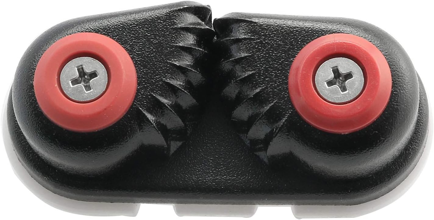 heyous Boat Cleat, Rope Cleat, Fast Entry Cam Cleat for Line Sizes Upto 5/8-Inch, Aluminum, Marine Sailing Sailboat Kayak Canoe Dinghy Accessories