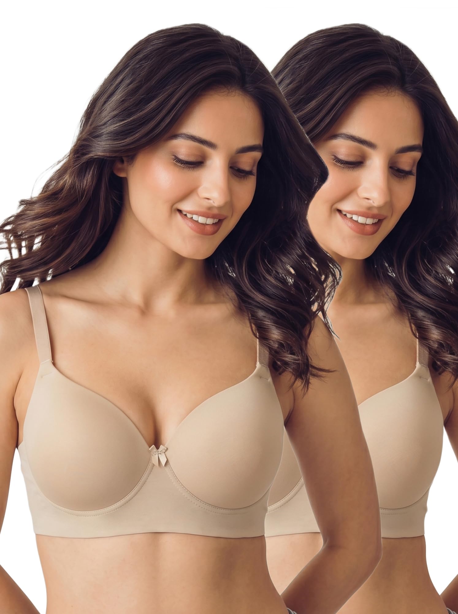 tweens Polyamide Padded Bonded Bra for Women | Level-1 Padding | Full Coverage | Buttery Soft Fabric Wire-Free | No Elastic at Bottom Band and Side Wings | Pack of 1-picture-21