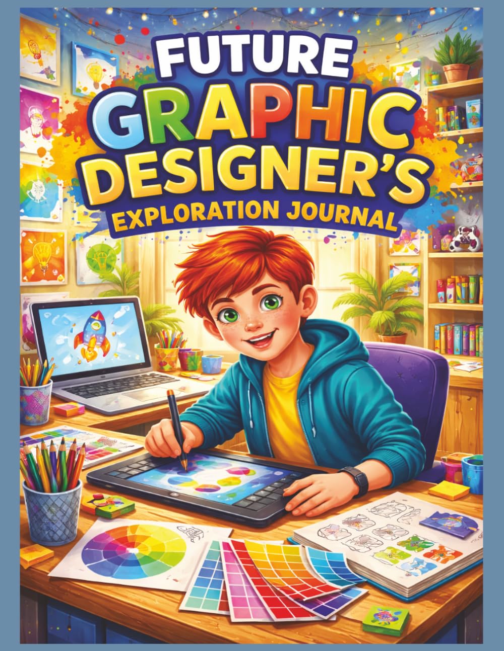 Future Graphic Designer’s Exploration Journal: Create Colorful Designs, Explore Visual Ideas, and Bring Your Imagination to Life (Creative Careers for Kids)