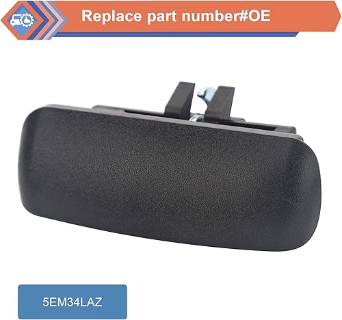 Miniatura 2 de ZONFANT Mango de cierre de caja de guantera compatible con Dodge Vehicle 1997-2000 Dakota 1998-2000 Durango, reemplazo # 5EM34LAZ
