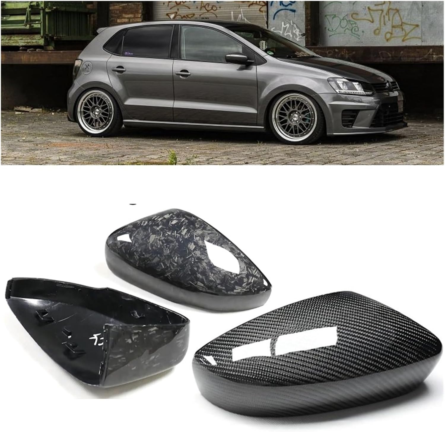 VW POLO 6R 6C UP 2011 2012 2013-2020 ライトなし車用バックミラーケースカバートリムキャップスペア サイド ミラーカバーキャップフォルクスワーゲンポロ 6R 6C (カーボンルック) 2010 2011 2012 2013 2014 2016 2017  ドアウイング交換 - AliExpress VW POLO 6R 6C UP 2011 2012 2013-2020 ライトなし車用バックミラーケースカバートリムキャップスペア