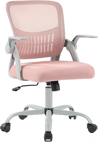 DUMOS Home Office Computer Chair - Ergonomic Mid Back Desk