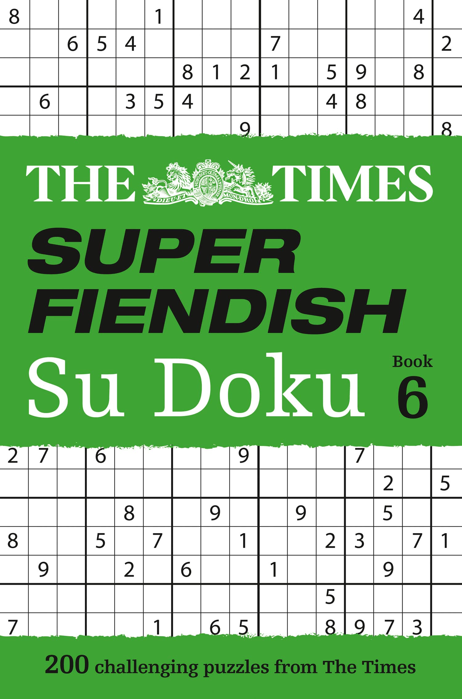 The Times Super Fiendish Su Doku Book 6 by The Times Mind Games PAPERBACK