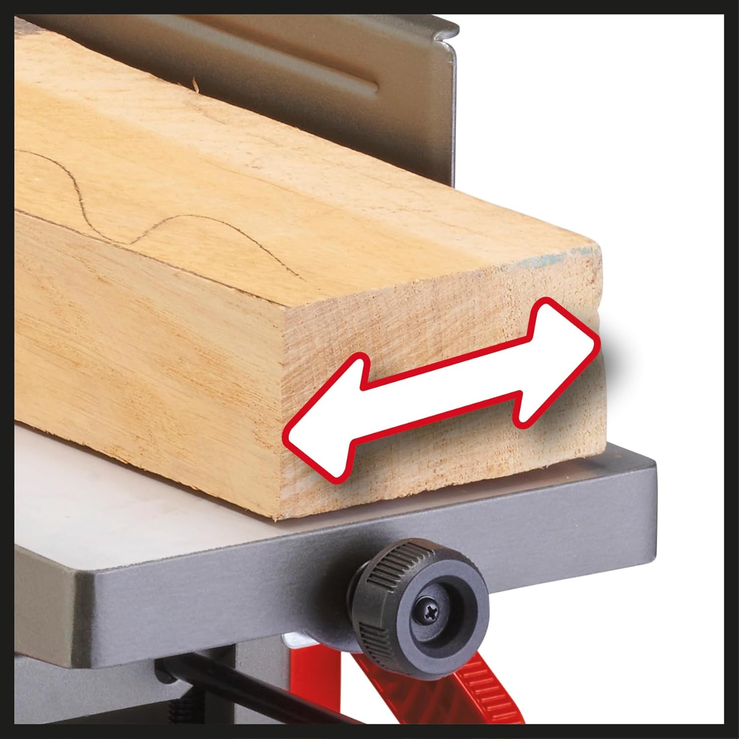 Planing width adjustment