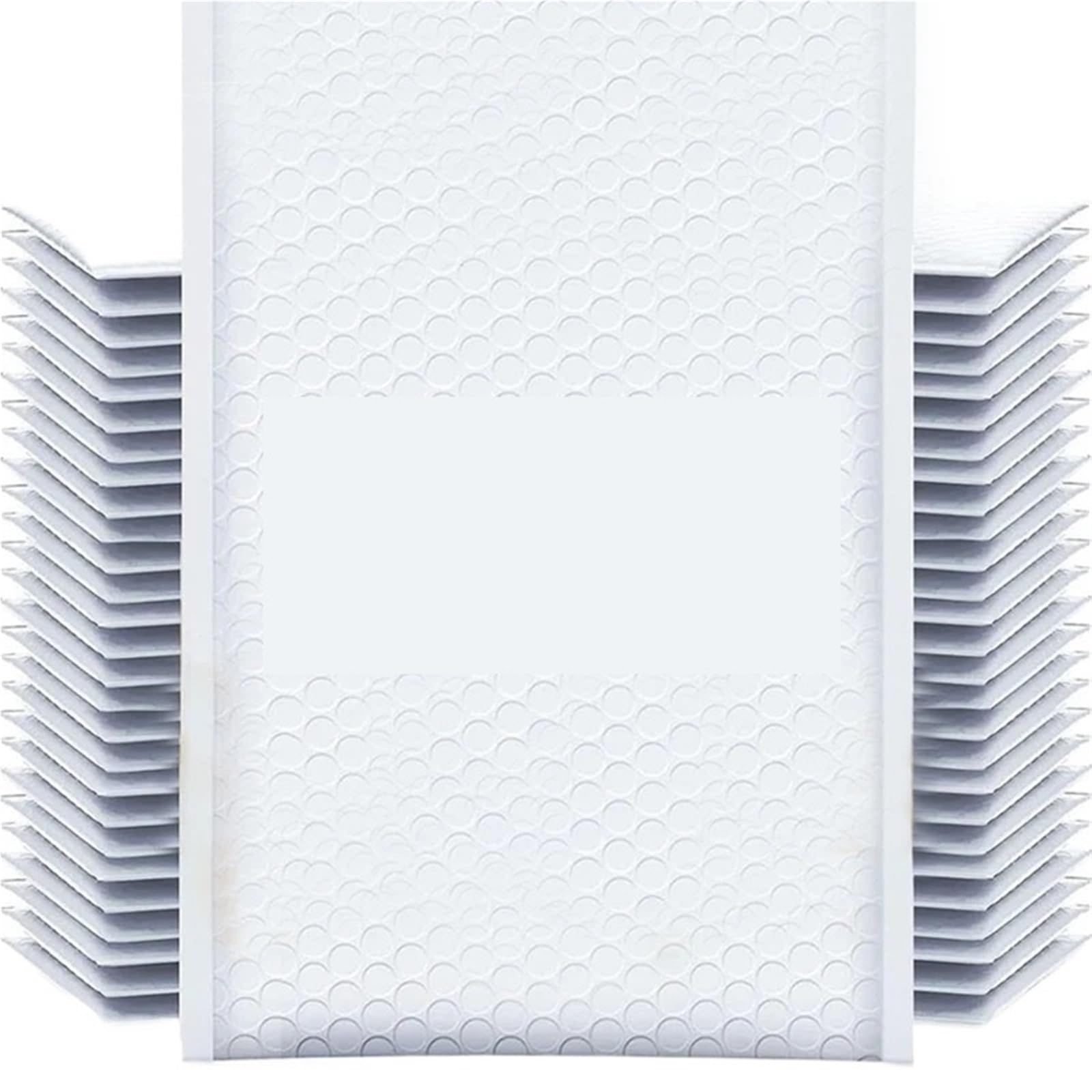 Koperta do pakowania samouszczelniającego się Plastikowe koperty bąbelkowe wodoodporne koperty pocztowe do wysyłki do domu do wysyłki ubrań, poczty (18 x 23 cm, 100 sztuk)