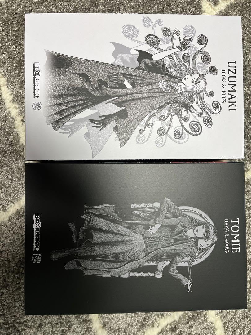 伊藤潤二 ベアブリック 2種セット S'YTE×伊藤潤二！妖しくも美しい『富江』と『うずまき』デザイン