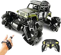 Replay Kids Carrinho de Controle Remoto 4x4 Gira 360 OffRoad