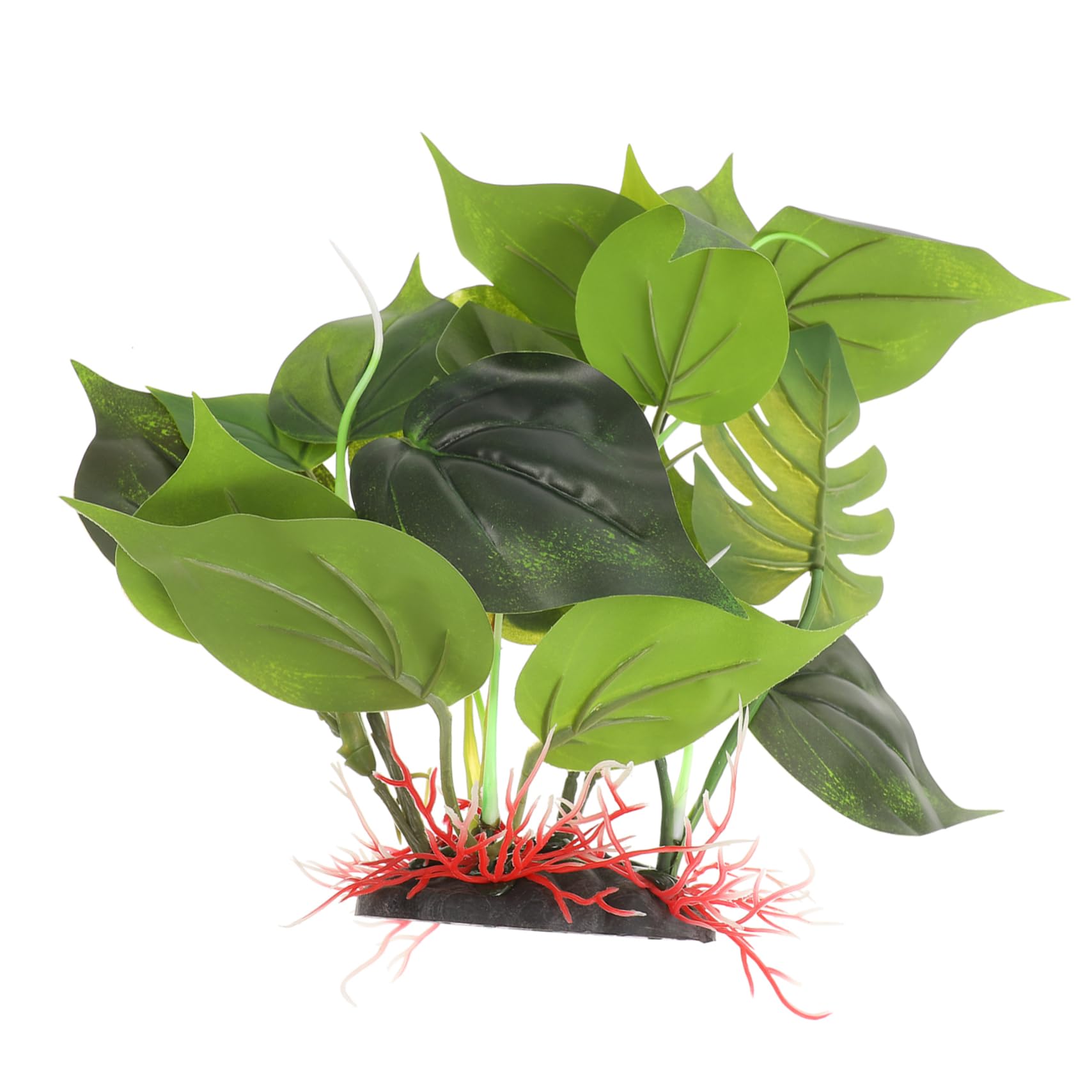 BESPORTBLE 3piezas Planta Artificial para Acuario Decoración Lifelike Accesorio De Pecera para Ocultar y Jugar Acuarios y Terrarios Material Seguro y Fácil De Mantener