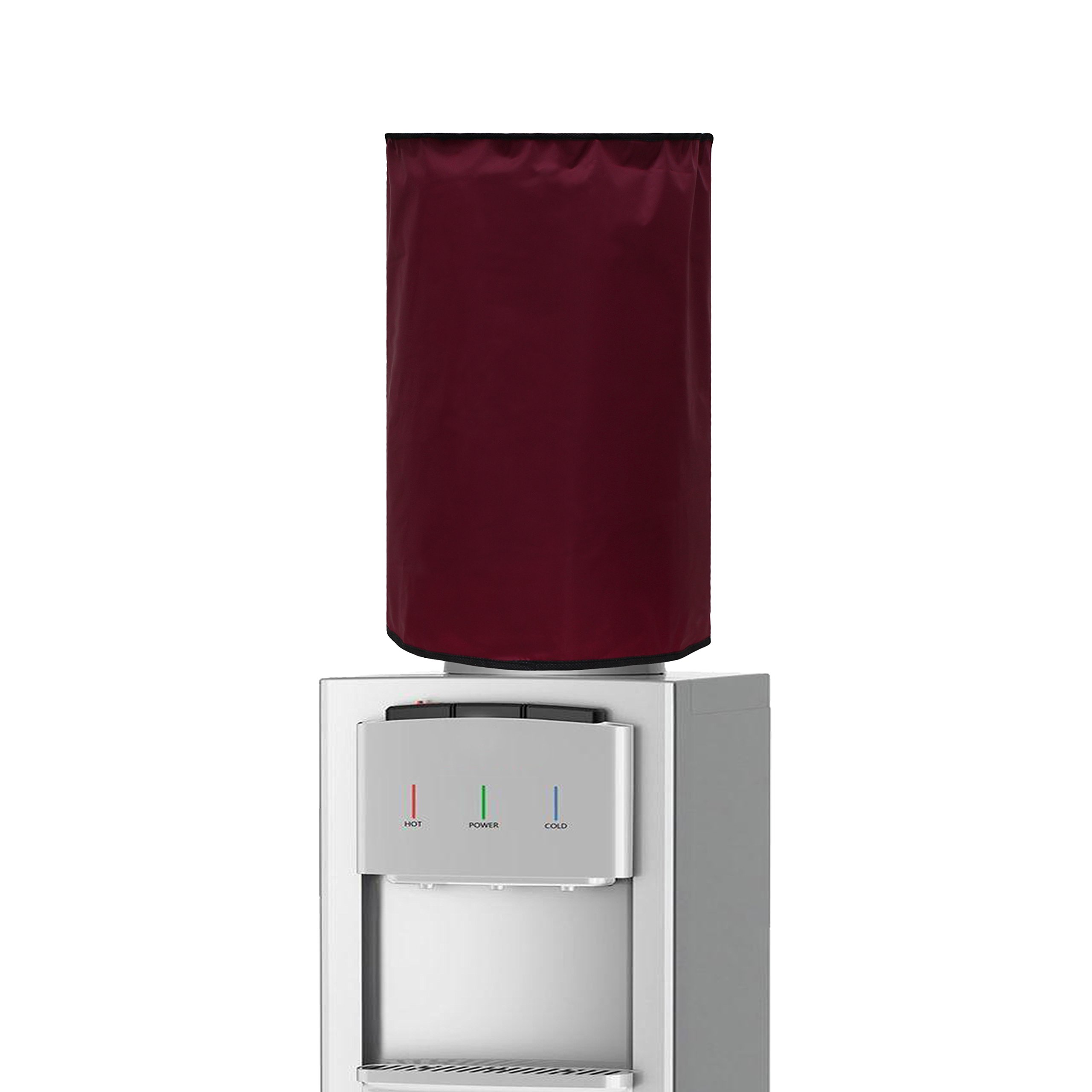 Lithara Maroon Water Dispenser Bottle Cover 20 LTR with Water Level Indication