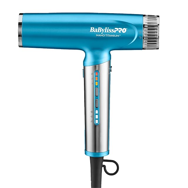 Nano Titanium Professional Nano Light Ionic Dual-Voltage Lightweight Hair Dryer Portable Travel Professional Styling Tool with Diffuser Blow