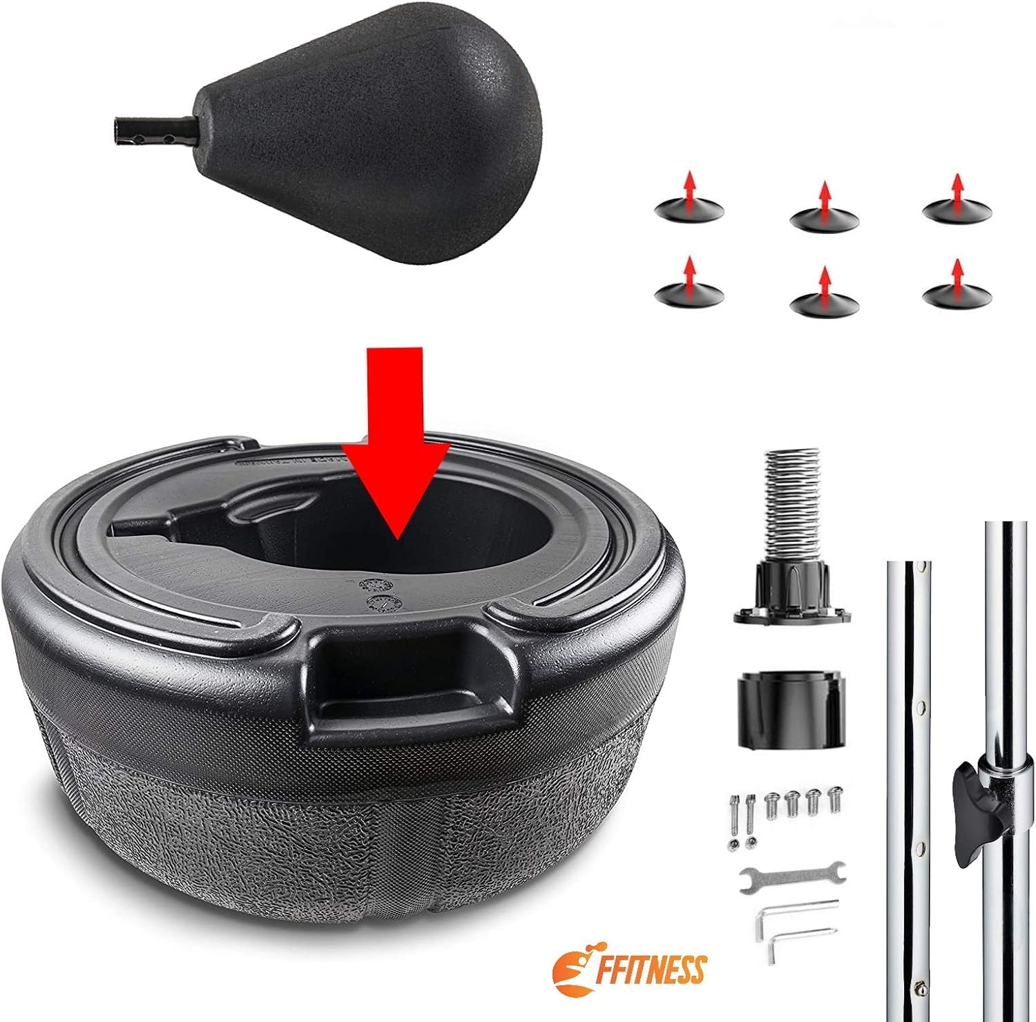 Punching Ball Boxe para adultos Speed Ball H 140 – 160 cm rebotante pelota de punzón para entrenamiento