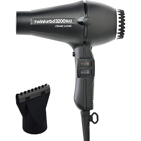 Amazon.com: Turbo Power Twin Turbo 3200 MAX - Juego de accesorios para  cabello (2 unidades), color negro : Belleza y Cuidado Personal