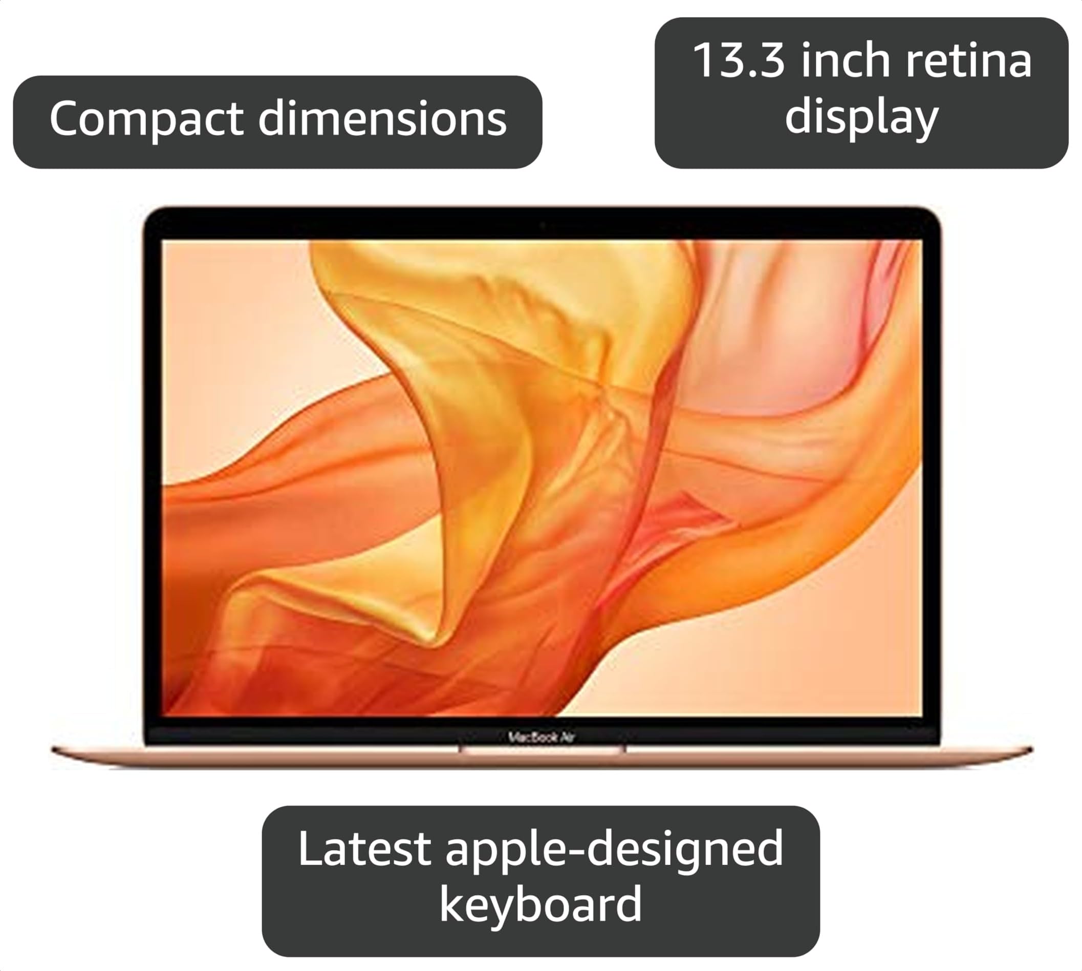 Amazon.com: Apple Late-2018 MacBook Air with Core i5, 13-inch, 8GB