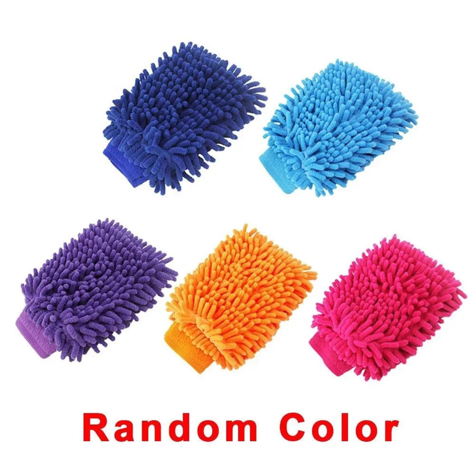 Guanti for Autolavaggio - Guanto for Pulizia | For il lavaggio e la rimozione automatica(5PCS random color)