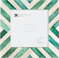 Vista 77 de Marco de fotos chic madreperla hecho a mano vintage 4x6 gris