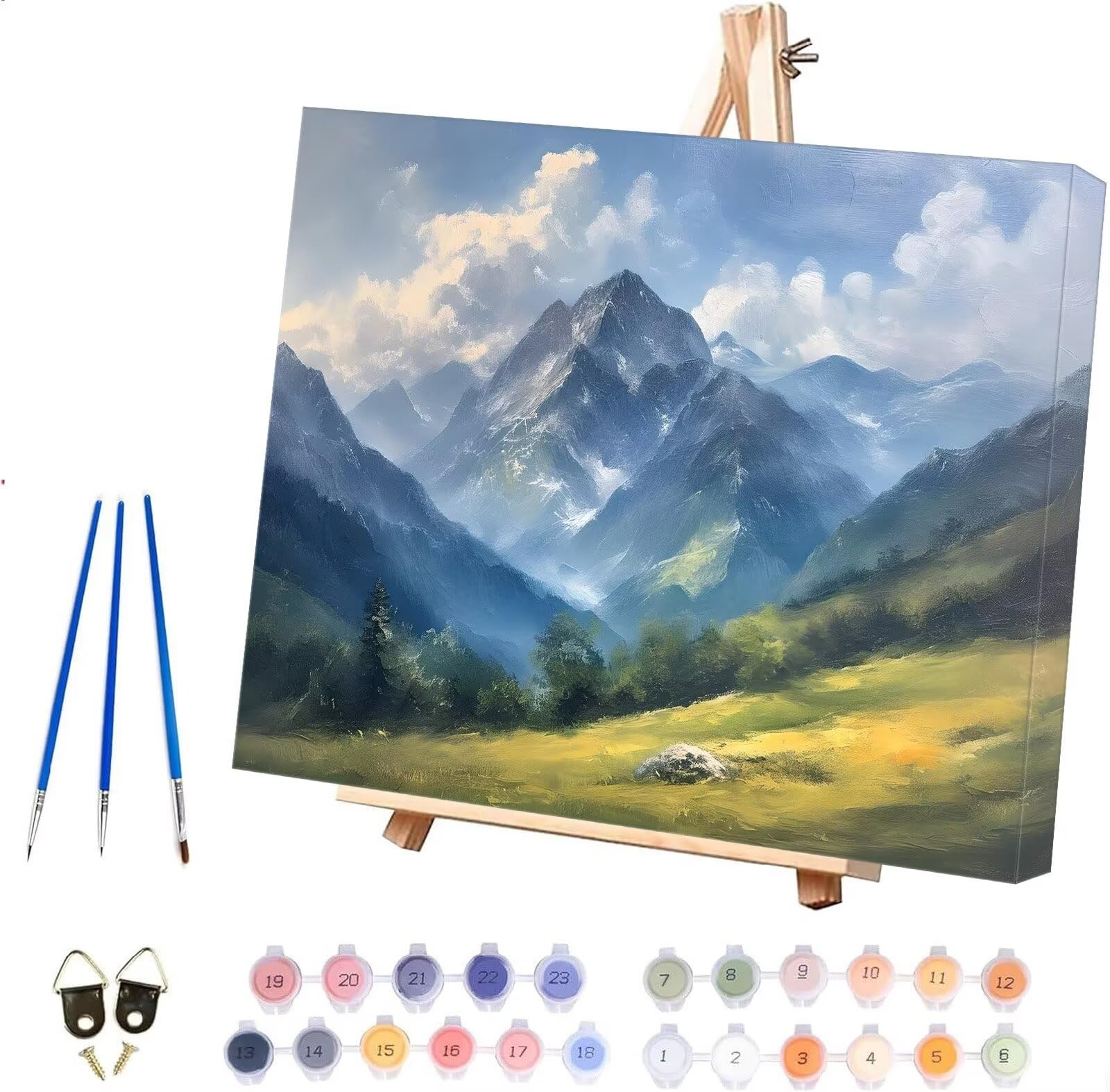 Tartaruga marina, pittura con i numeri, adulti e bambini
