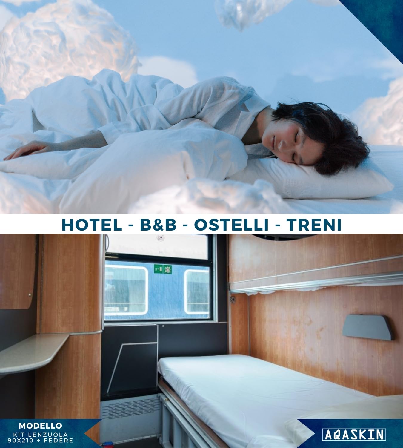 Kit [100+100pz] Lenzuola + Federe Monouso in TNT, SCONTI QUANTITÀ, IMBUSTATE SINGOLARMENTE, Lenzuolo 90x210cm, Federa 60x80cm, Monouso, Usa e Getta. (100 Lenzuola + 100 Federe)