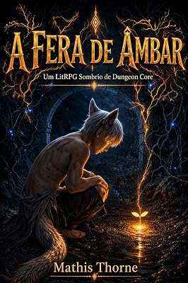 A Fera de Âmbar: Um LitRPG Sombrio de Dungeon Core (The Amber Beast Series Livro 1) (Portuguese Edition)