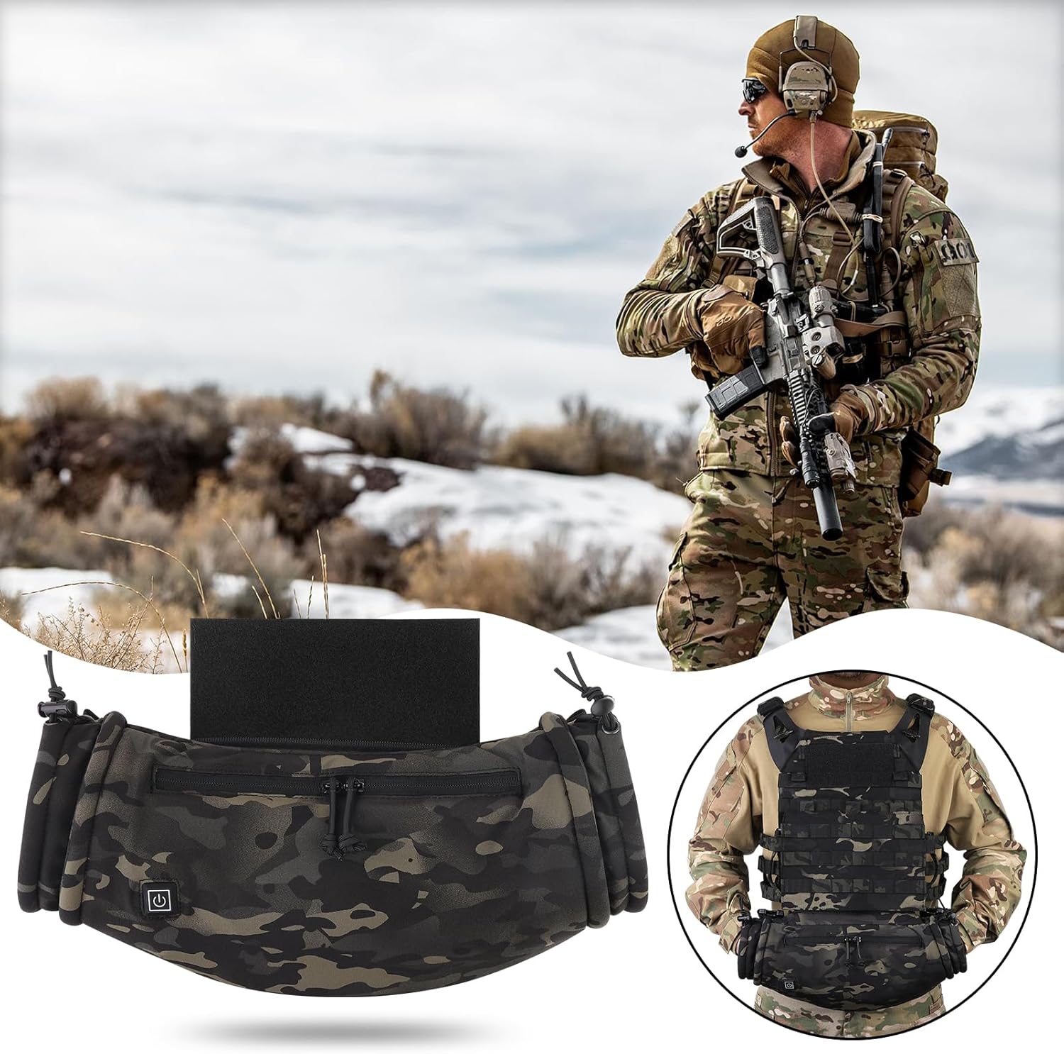 Hand Warmer Pouch adjustable strap