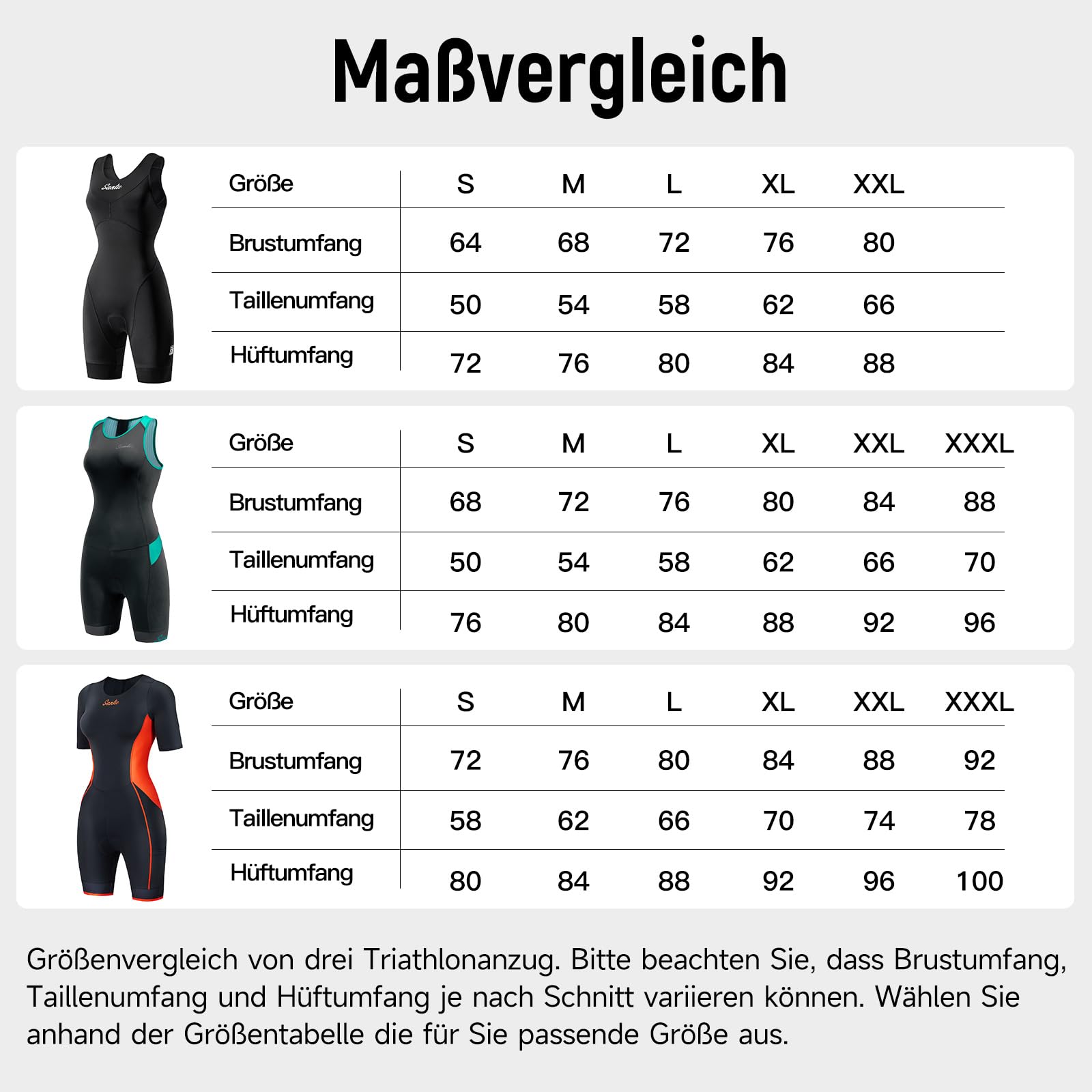 Santic Combinaison de triathlon rembourrée pour femme - Combinaison de triathlon - Une pièce - Sans manches - Combinaison de cyclisme - Séchage rapide - Perte de poids