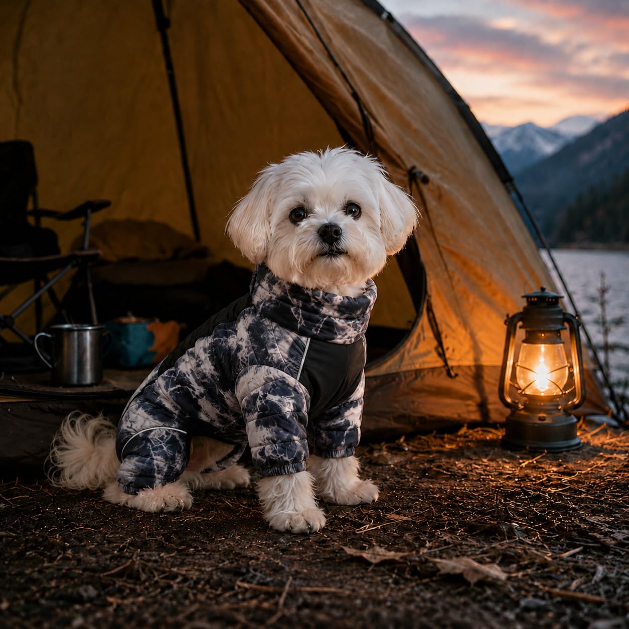 Manteau pour Chien, Veste Chaude à 4 Pattes Couverte, imperméable, Coupe-Vent, réfléchissante, avec Fermeture éclair réglable, pour Chiens de Petite, Moyenne et Grande Taille, micai, Noir, Taille M