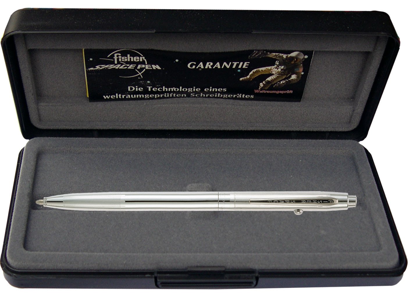 Fisher Space Pen Shuttle Pen – Chrom, Made In USA – Weltraumtauglicher Kugelschreiber