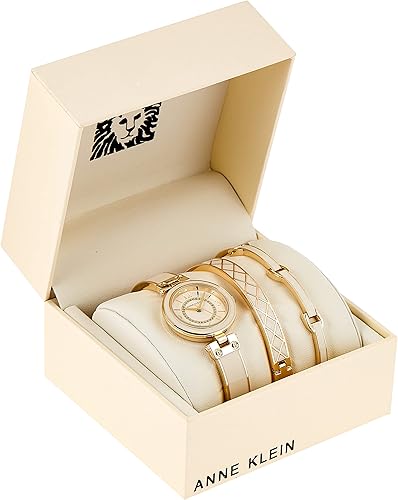 Miniatura 2 de Anne Klein Women's Accented Bangle Watch and Bracelet Set, AK3296