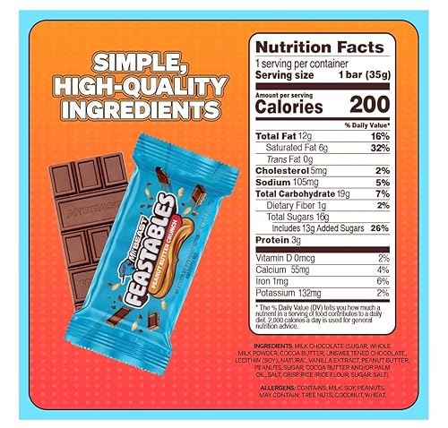 Miniatura 8 de Feastables Beast Bar Crunch and Creamy Milk Bundle  Chocolate con leche, leche crujiente, mantequilla de maní y nuevo! Barras de mantequilla de maní