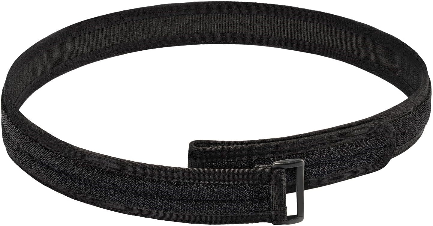 Inner Belt w/Hook/Loop Liner 1.5" Duty Trouser Underbelt w/Polymer Loop Buckle for Tactical/Duty/Utility Belt