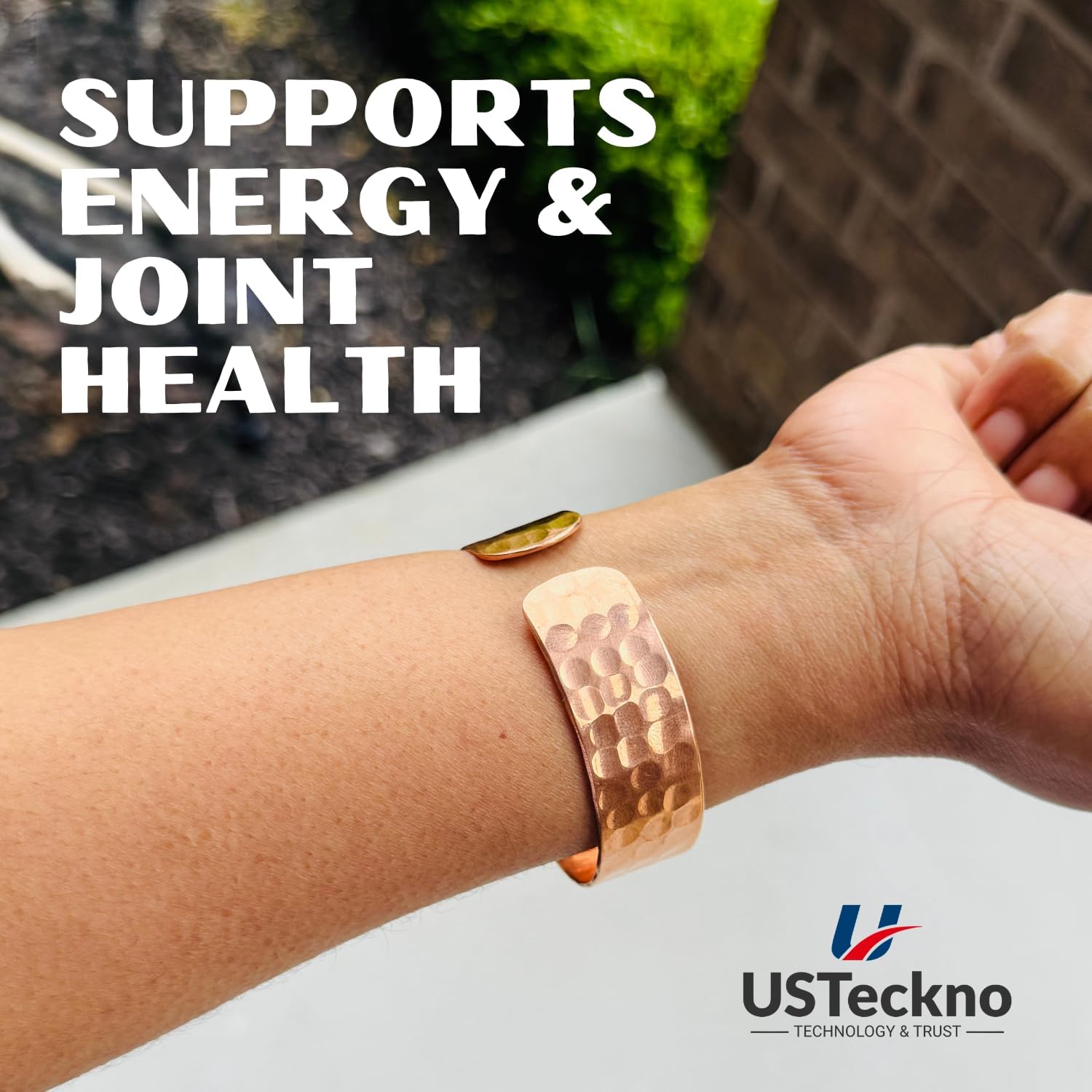 Hand Forged 100% Pure Copper Bracelet. Made with Solid High Gauge Copper and Health benefits. Enhance your well-being in style - Image 4