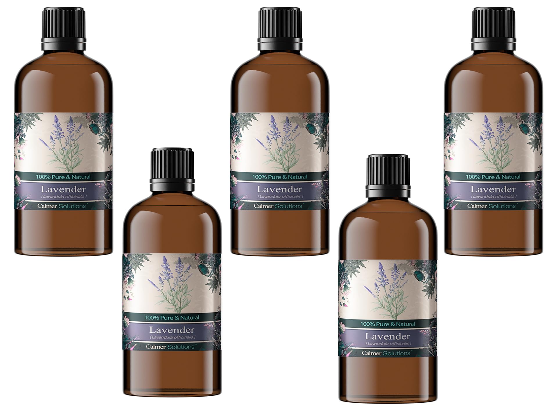 Lavanda | Versatilidad, dolor de cabeza, sueño, estrés | Aceites esenciales puros 100% naturales de origen británico | Uso profesional o doméstico | Difusores, humidificadores, velas