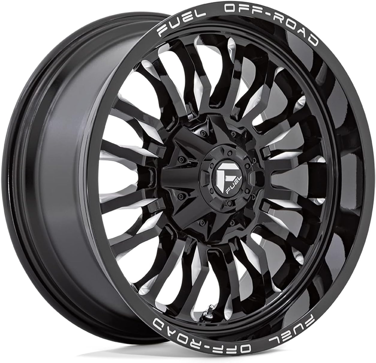 FUEL OFF-ROAD ARC 20X9 8X6.5 5.04 1mm GLOSS BLACK MILLED - D79520908250