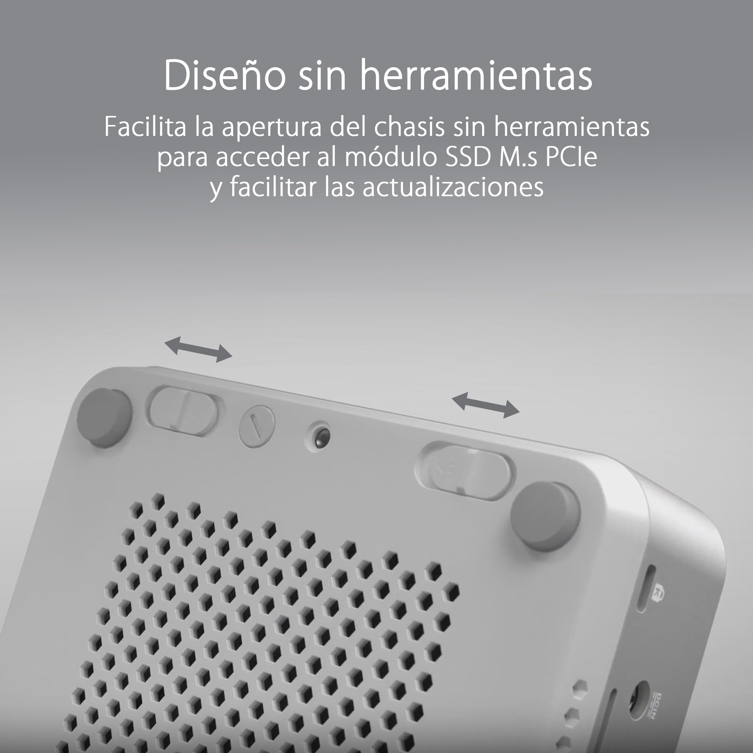 ASUS NUC 14 Pro+ - Ordenador de sobremesa Barebone (Intel Core Ultra 9 185H, Intel ARC Graphics, sin Memoria, sin Almacenamiento, sin SO, Incluye Cable de alimentación)