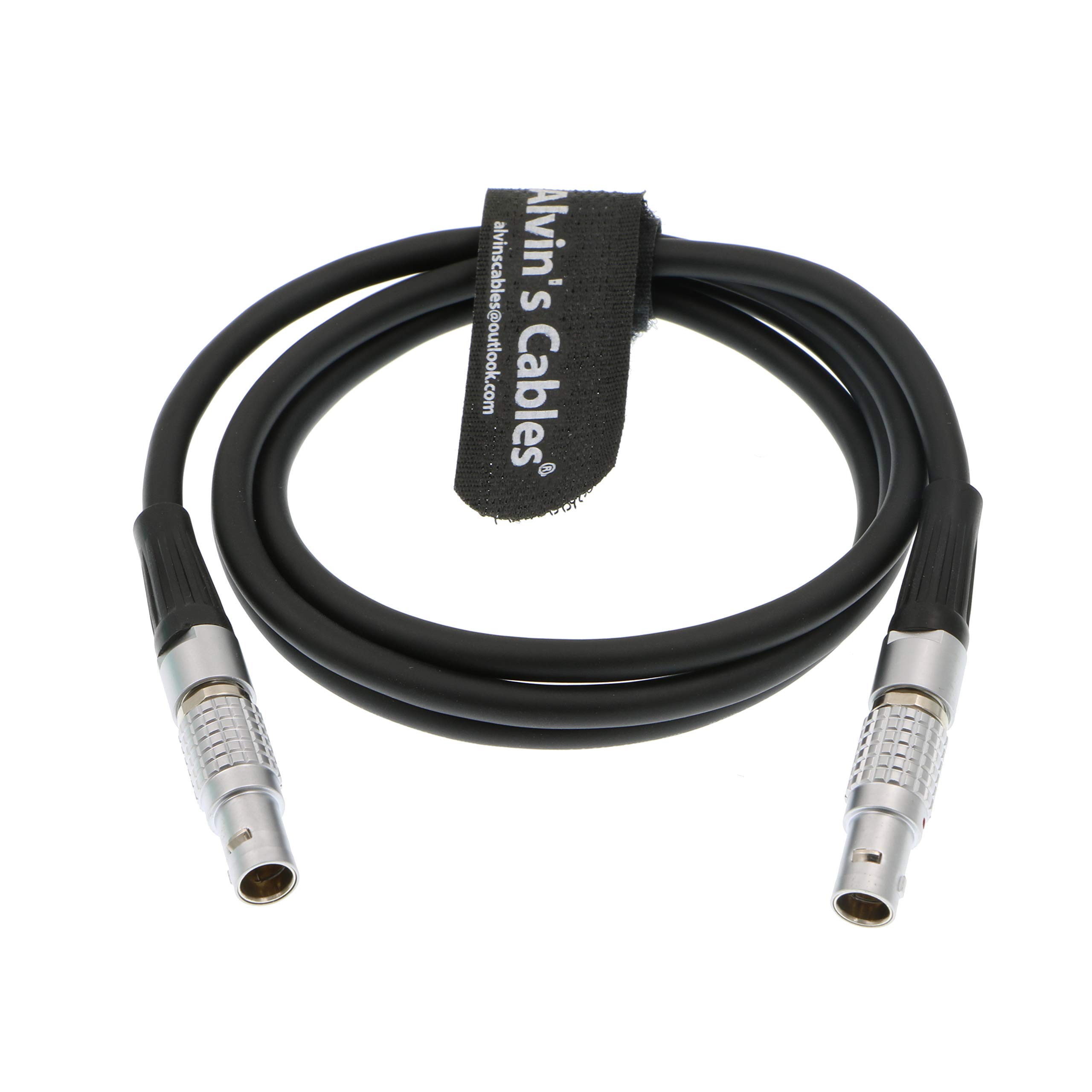 Alvin's Cables Time Code Cavo per dispositivi audio ZAXCOM DENECKE XL-LL 5 pin maschio diritto a 5 pin maschio diritto 1M