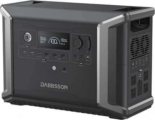 Dabbsson 2330Wh Portable Power Station, DBS2300 Plus Max 16660Wh, 4