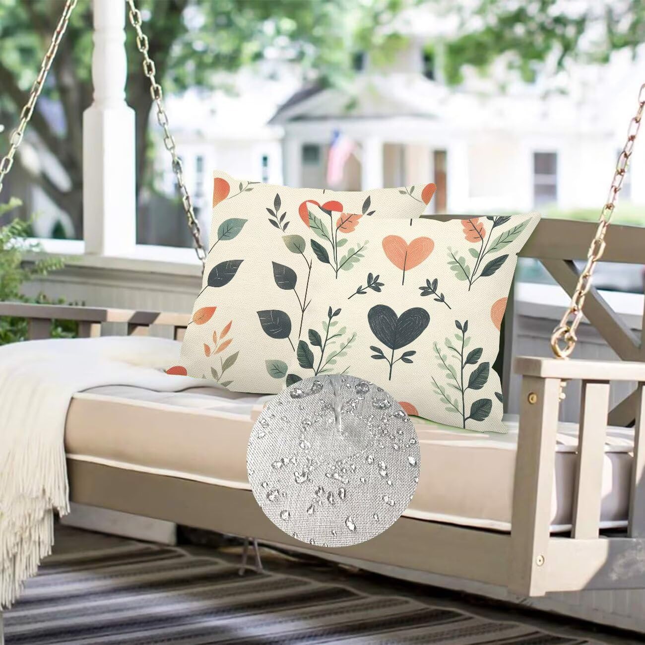 Juego de 4 Fundas Cojines Crema Amar 75 x 75 cm Fundas Cojines, Decoración Moderna Cojin Exterior, para Sofá salón Cama Sillas Decoración, Cuadrado Terciopelo Sofá Cojín Exterior (Sin Almohada) m-428