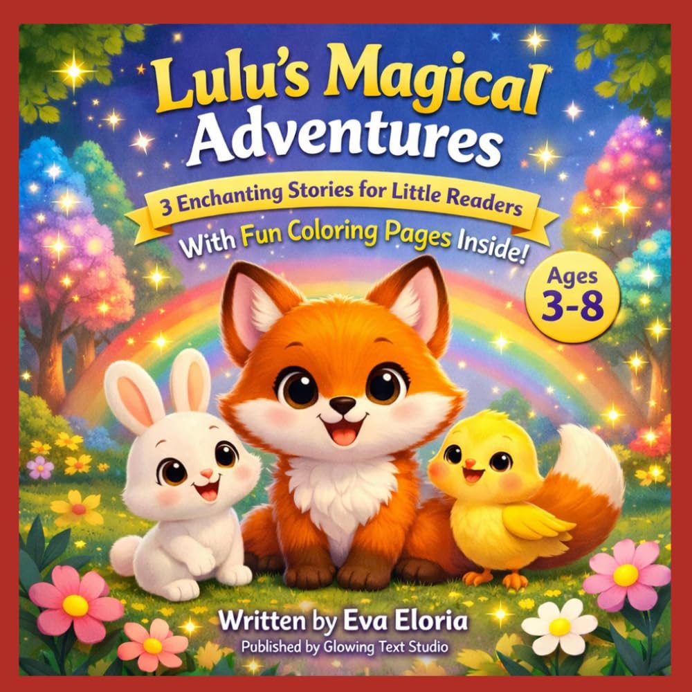 Lulu’s Magical Adventures: 3 Bedtime Stories + Fun Coloring Pages for Kids Ages 3–8