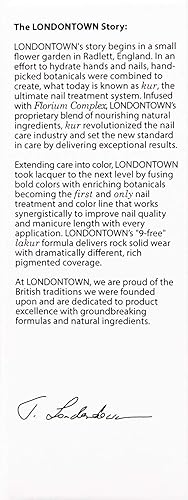 Miniatura 41 de LONDONTOWN Esmalte de uñas brillante rosa polvoriento, Bell Flower lakur, esmalte de uñas vegano resistente a las astillas, 0.40 onzas líquidas Té