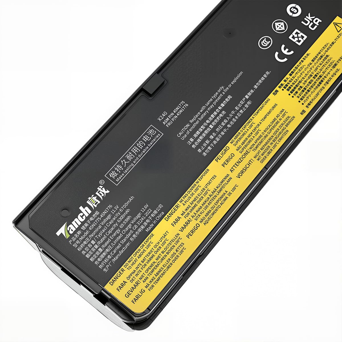 Batteria per laptop 45N1124 45N1128 45N1136 45N1137 0C52862 per Lenovo ThinkPad X240 X260 X270 T440S T450S L460 T460 T550 11.22V 6340 mAh 72 W 6 8+
