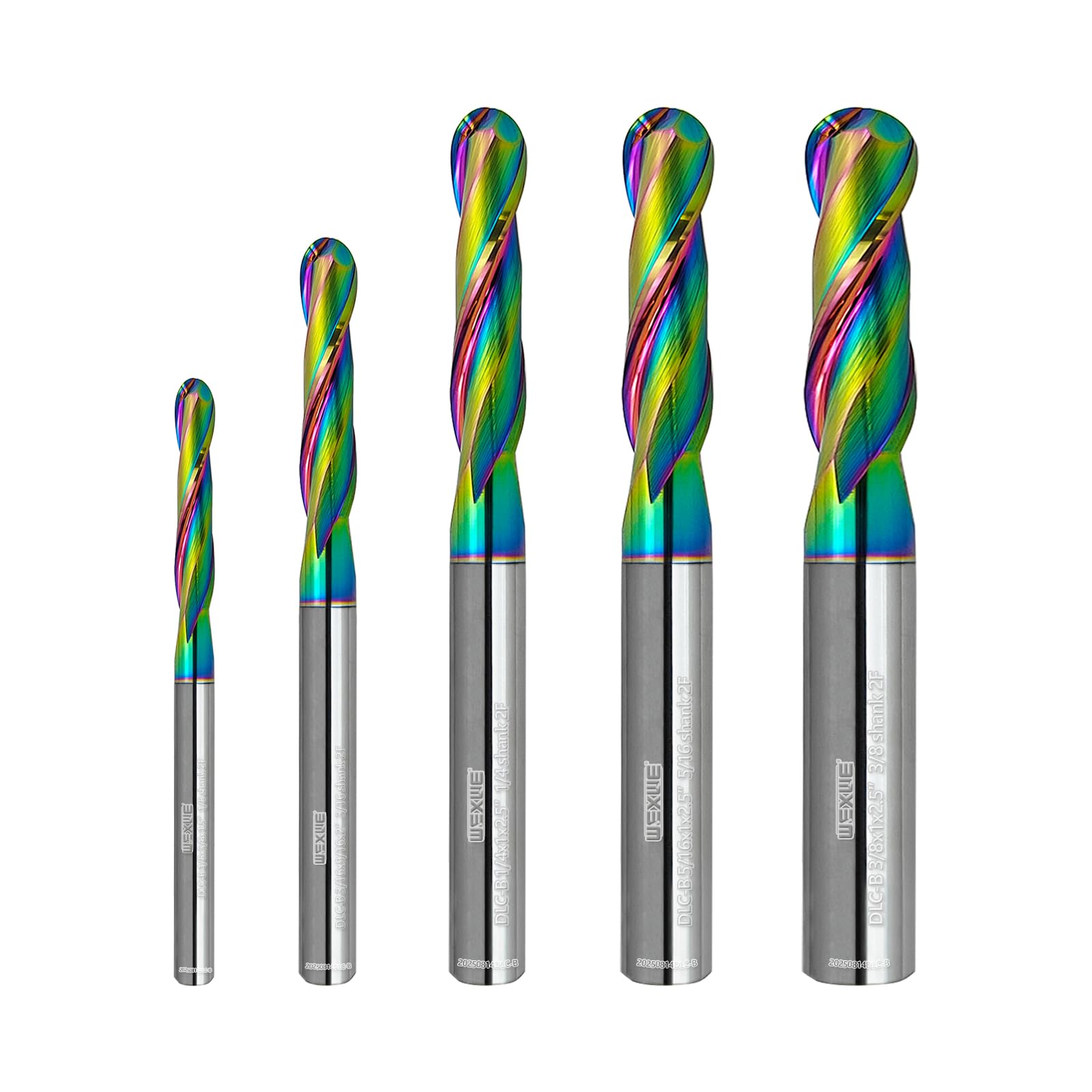 Ball Nose End Mill - Carbide, DLC Coating -16