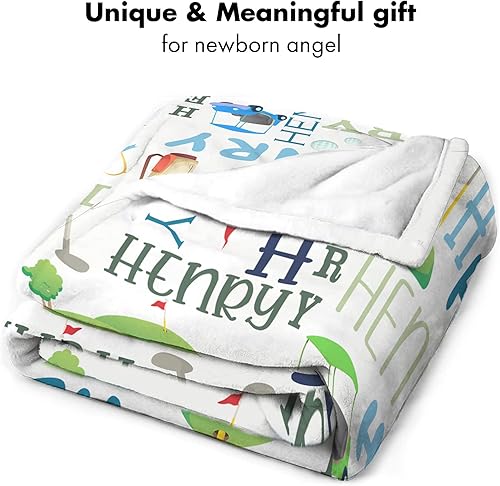 Miniatura 7 de Manta de golf personalizada para bebé, manta deportiva para bebé niño con nombre, manta de bebé con monograma