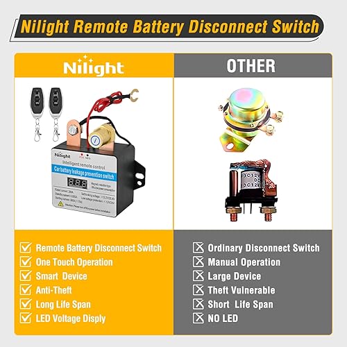 Miniatura 64 de Nilight 50044R - Juego de 5 cables de cobre estañado impermeables de 40/30 amperios, resistentes de 12 AWG, 5 pines, SPDT, estilo Bosch de 12 V