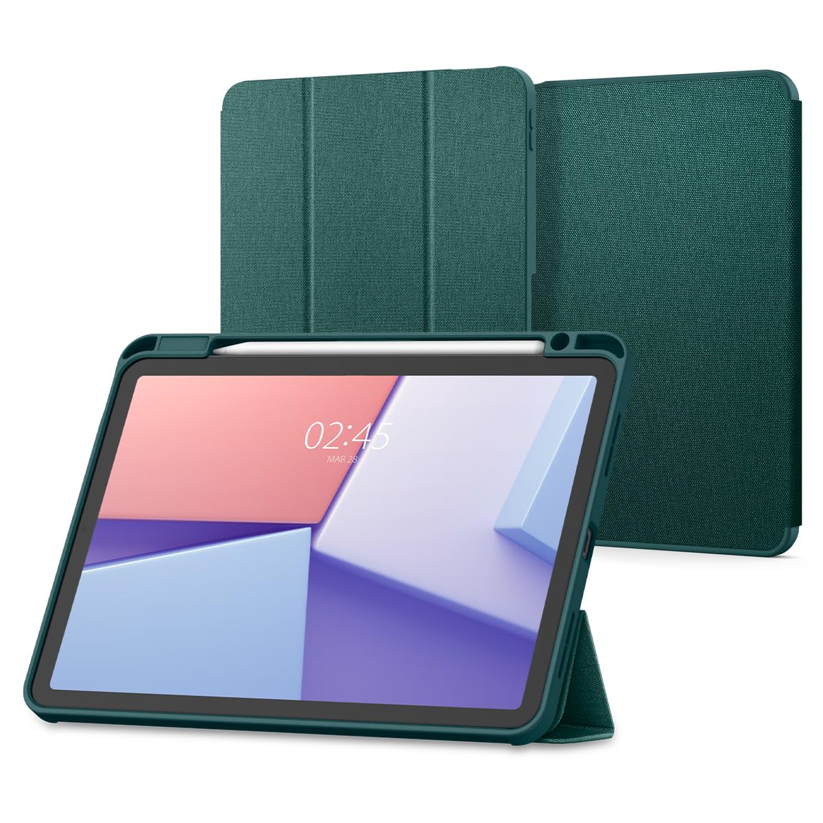 Spigen Urban Fit Hülle für iPad Air 11"/10.9" (7. M3 2025 / 6. M2 2024 / 5. 2022 / 4. Generation 2020) – Mitternachtsgrün