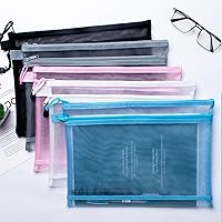 INF Set van 2 nylon mesh ritssluiting etui