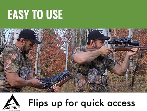 Miniatura 5 de Alpine Innovations Slicker NX y NX2 Cubierta para Mira de Rifle de Caza Tamaños: Mediano se ajusta a 12"- 17", Grande se ajusta a 14"- 20