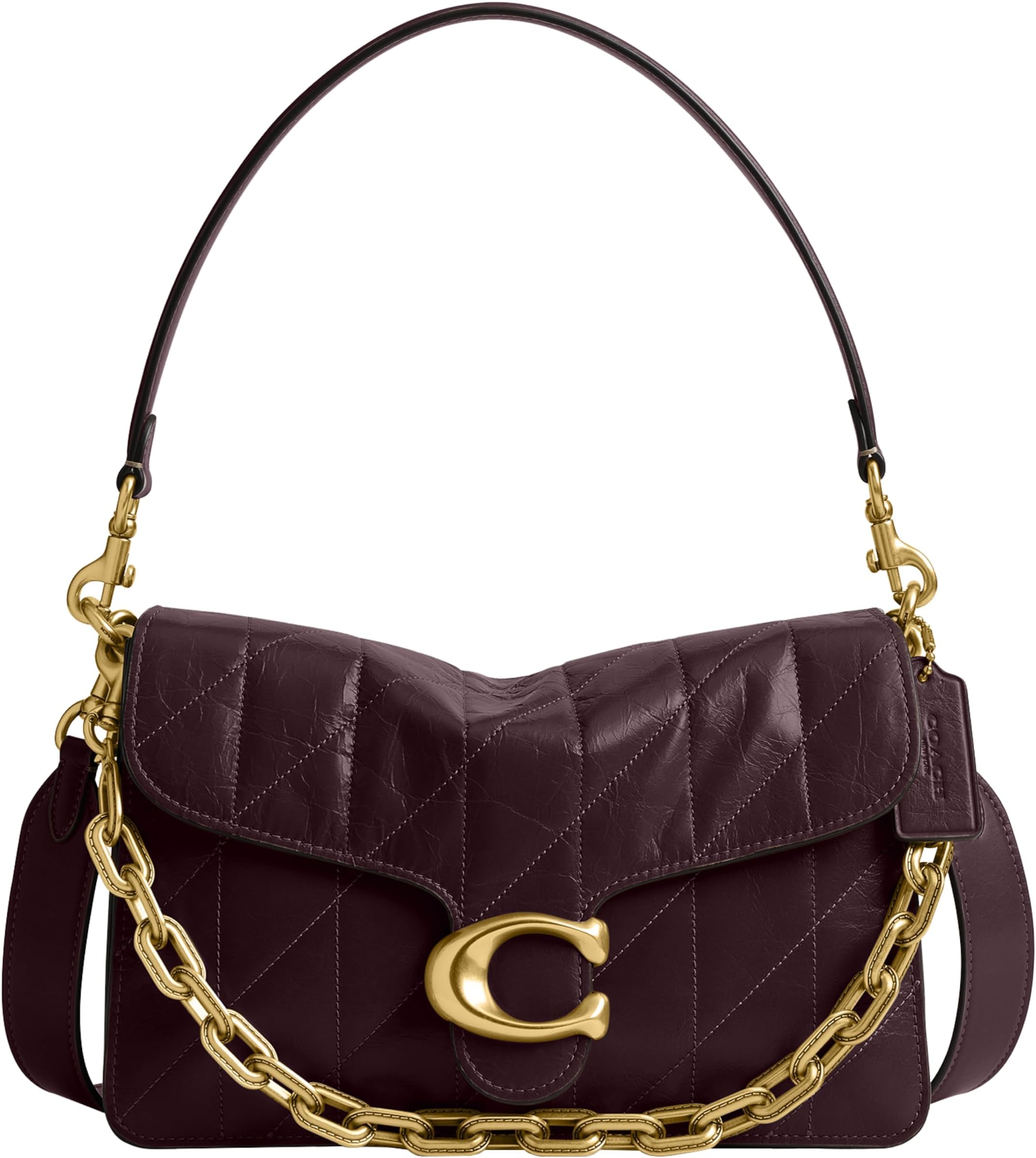 Quilted Chain Tabby Shoulder Bag