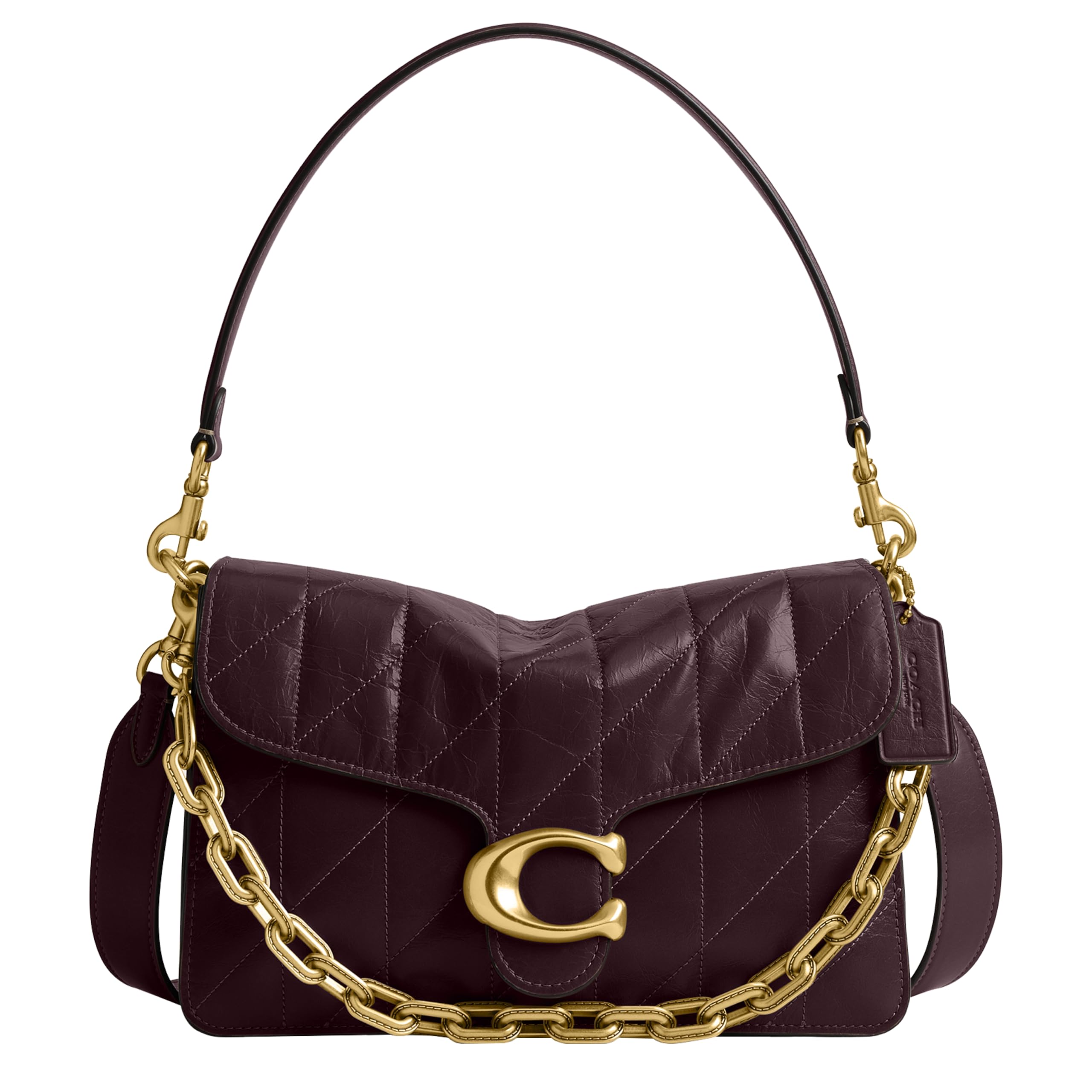 Coach Quilted Chain Tabby Shoulder Bag